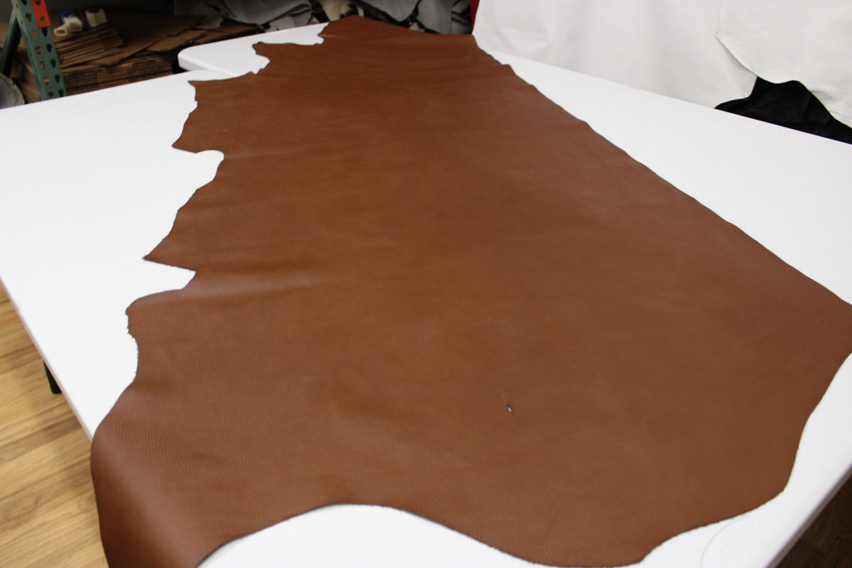 MAPLE COWHIDE LEATHER - Soft Grain Maple Leather 2.5-3 oz