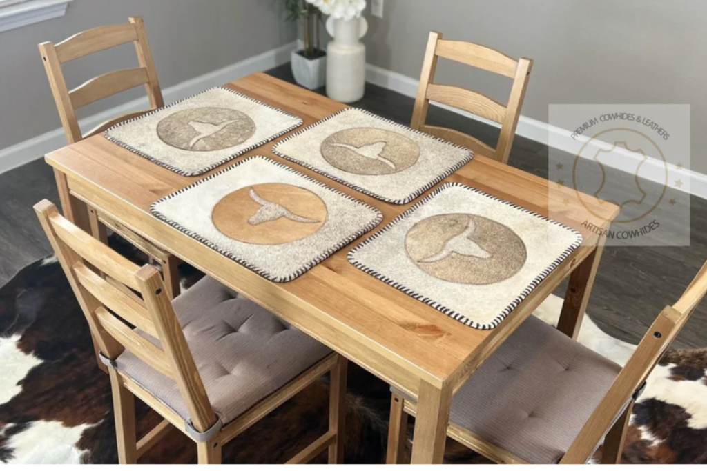 Cowhide Placemats: A Stylish and Durable Choice for Your Table