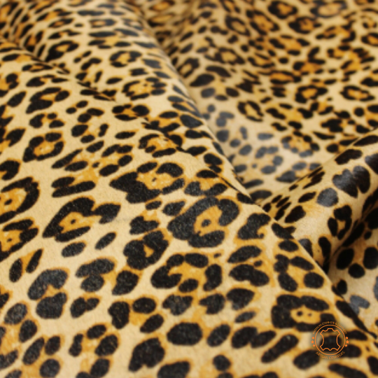 Leopard Print Hair On Leather at Rs 115/sq ft